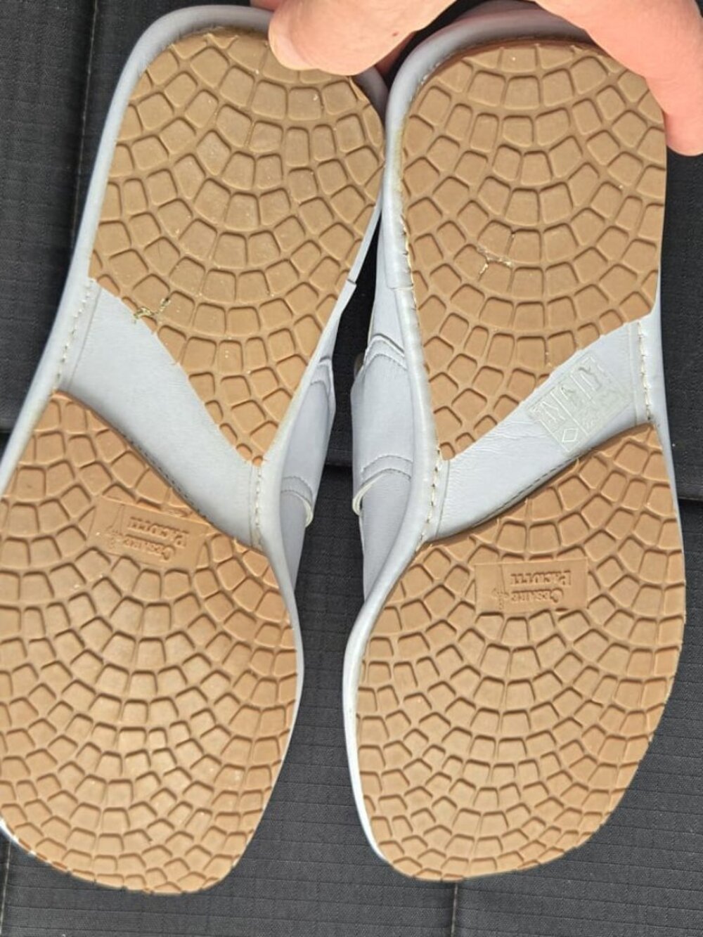Cesare Pacciotti Relaxed loafers in softest ice blue leather size 38 W - Picture 6 of 11